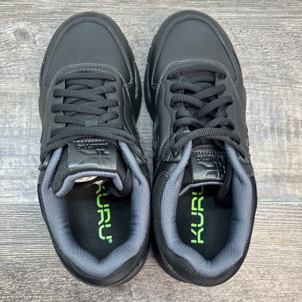 KURU Kinetic 2 Women's 9.5 Wide Sneaker Anti-Slip Work Black Leather $179 NEW - Picture 5 of 10